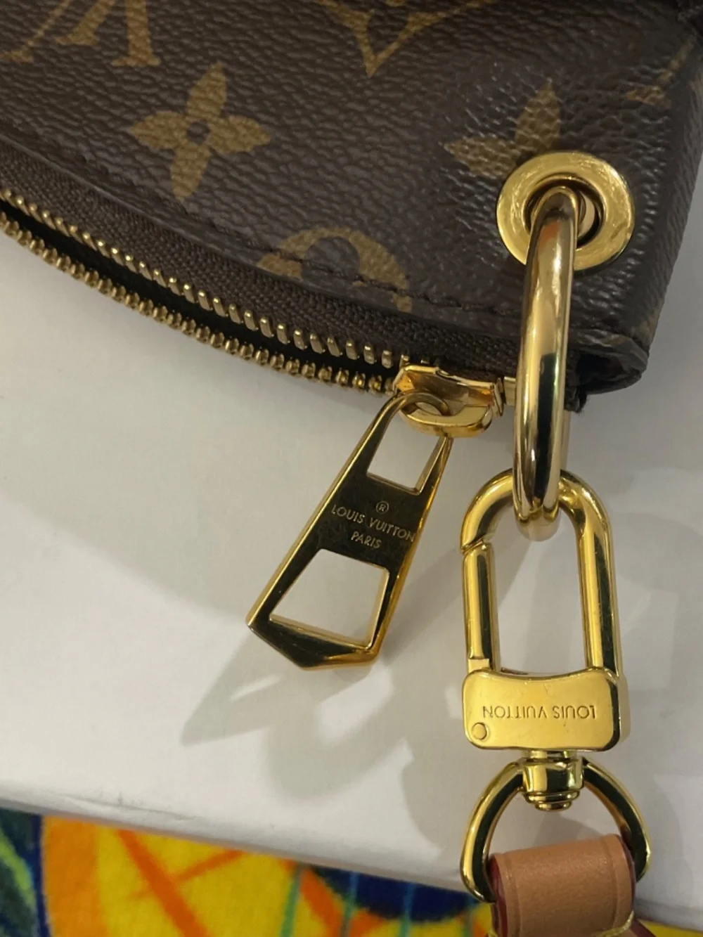 LOUIS VUITTON Shouder Bag Brown Leather M45354.